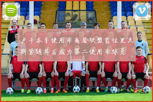 卢卡本季使用率高居联盟首位里夫斯紧随其后成为第二使用率球员